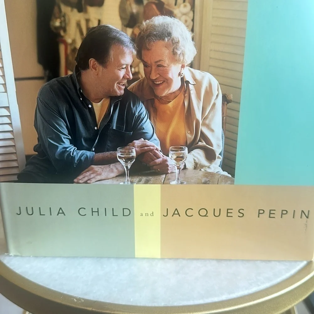 Julia and Jacques Cooking at Home. By Julia Child and Jacques Pepin vintage 1993